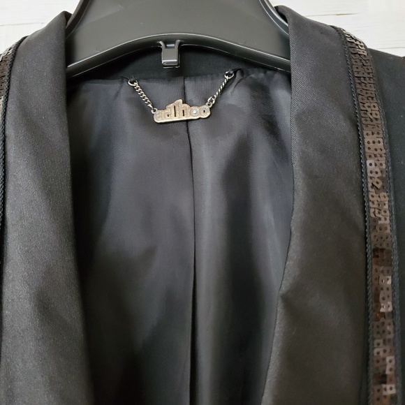 Black Sequin Blazer - Picture 4 of 7
